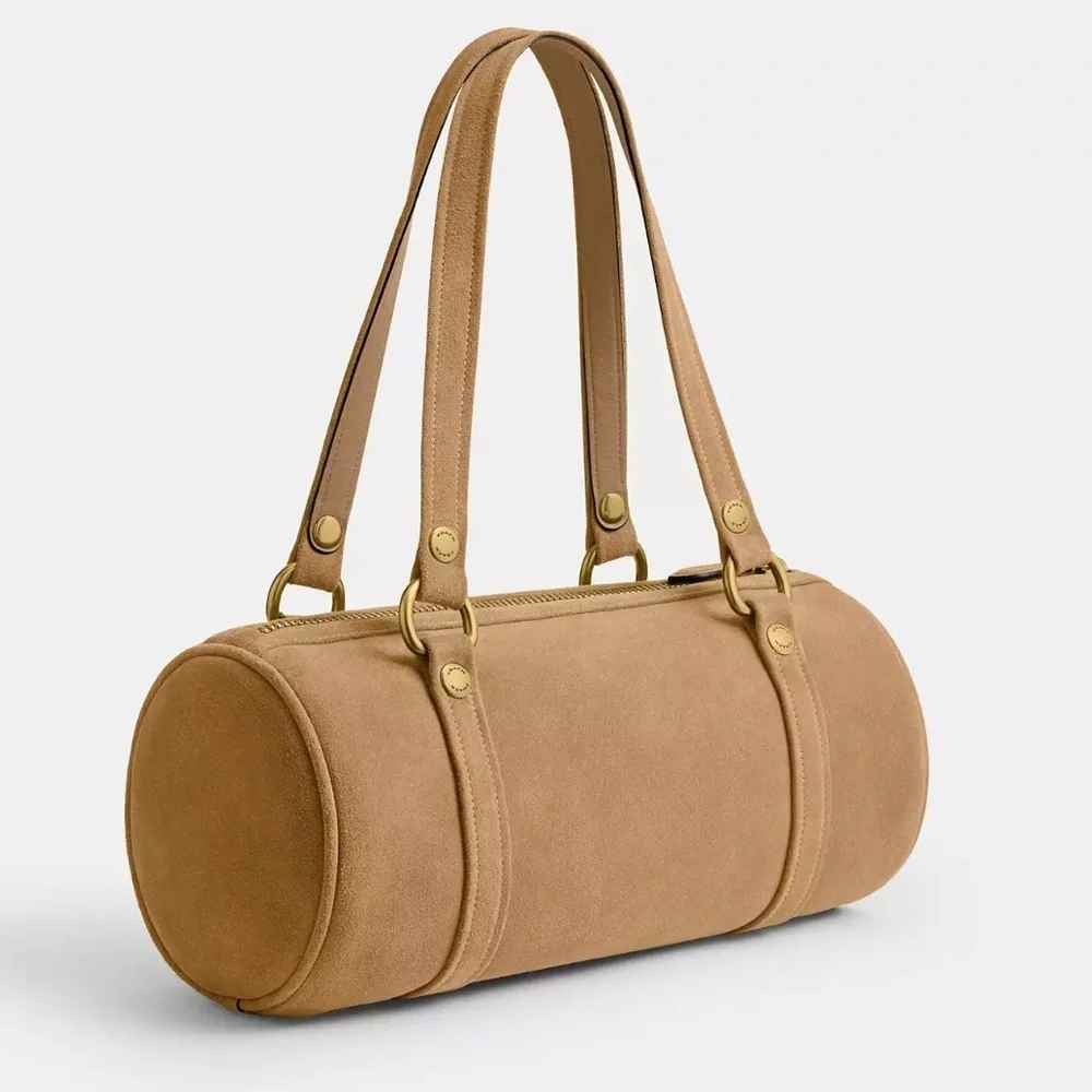 Coach Kisslock Barrel Bag
